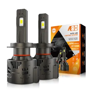 Üreticiler A80-AR6 150W 6000k H1 H3 H11 9005 9006 9012 880 araç aydınlatma sistemi, h7 arabalar için 15000 lümen led farlar