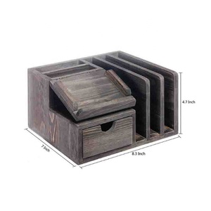 Đa Chức Năng Bằng Gỗ Bàn Thư Tổ Chức Với Ngăn Kéo Hình Chữ Nhật Nhà Văn Phòng Lưu Trữ Từ Xa Bút Lưu Trữ Tổ Chức - Product Image 4