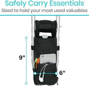 Échantillon gratuit Pochette sécurisée étanche pour canne Sac de rangement pour béquille légère et colorée pour béquilles cassées - Product Image 5