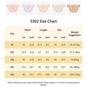 Sous-vêtements féminins sexy à taille basse rayés, grande taille, fesses rebondies, sans trace, culottes taille plus, tangas - Product Image 5
