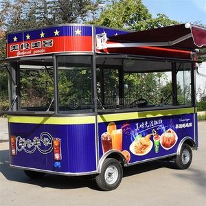 Equipo completo <span class=keywords><strong>coche</strong></span> alimentos cocina de restaurante de maíz dulce de leche Barra de jugo helado <span class=keywords><strong>comprar</strong></span> camión de comida - Product Image 2