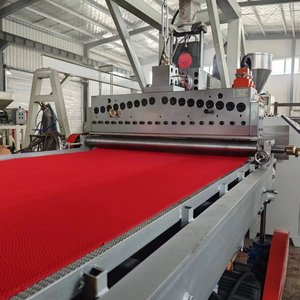 5mm de espesor impermeable drenaje piscina hueco al aire libre usado <span class=keywords><strong>serpiente</strong></span> antideslizante PVC S tipo Mat máquina línea - Product Image 1