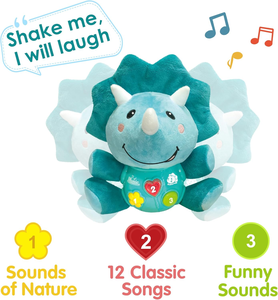 Éléphant en <span class=keywords><strong>peluche</strong></span> mignon jouet musical pour nouveau-nés garçons et filles animal en <span class=keywords><strong>peluche</strong></span> en plastique avec jouets légers pour bébé - Product Image 4