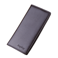 Dompet Pendek Pria Kulit PU, Penutup Terbuka, Tahan Air, Tipis, Sederhana, Tempat Koin, Tempat Kartu, Motif Garis, Bahan Poliester, Promo