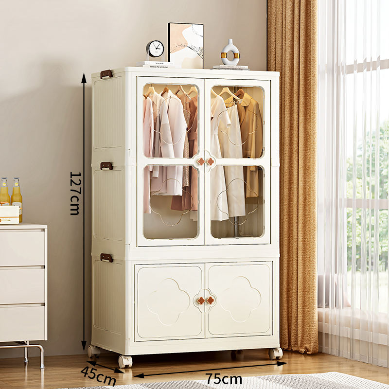 1 wardrobe +1 cabinet