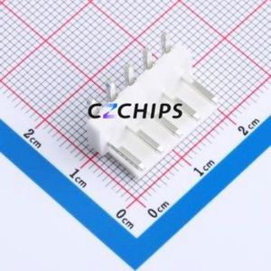 XD-VH-5A5W Wire-to-Board Pin Header Bent Lead Through Hole,P=3.96mm Connector 1x5P 3.96mm Right Angle Insert VH - Product Image 1