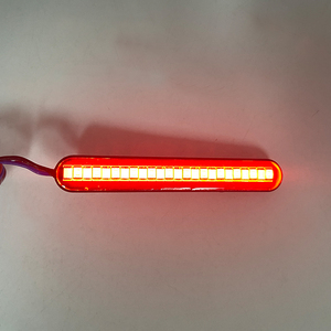 Autodragons Bande lumineuse LED mini 80 mm pour clignotants de moto, 24 LED DRL, clignotants séquentiels rouges et ambre dynamiques - Product Image 6