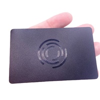 Carte NFC personnalisée, vierge, noire mate, NFC 216, carte intelligente NFC, PVC noir, carte numérique NFC RFID, carte de visite numérique