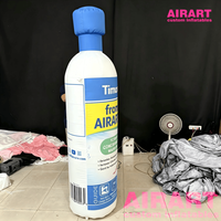 Ballon gonflable en forme de bouteille de 2 m de haut pour campagne publicitaire, modèles de bouteilles personnalisés variés pour accessoires de scène