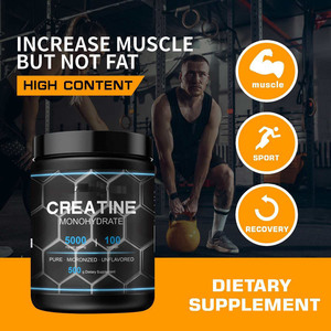 Creatina Monohidrato Micronizada Pura en Polvo 500g 200 Mesh, Suplemento Muscular para Fitness, Potenciador de Fuerza - Product Image 5
