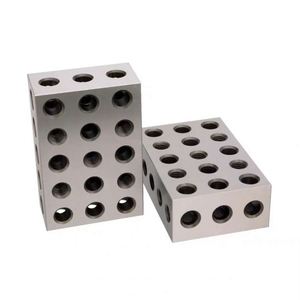 Juego de Bloques de Precisión Ultra Alta ANDUUK para Máquinas Herramienta, <span class=keywords><strong>1</strong></span> Par, 2-4-6 Bloques, 23 Orificios, Calibrados a 0.0002\", Juego de Bloques 246 para Mecánicos - Product Image 1