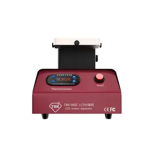 TBK-988Z Built-in Double Vacuum Pump Strong Suction LCD Glue Cleaning Heating Plate Machine Rotating LCD Screen Separator