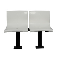 Chaise pliante d'extérieur HYC LT en polyéthylène haute densité, légère, réglable et stable pour stades, salles de conférence - Siège pliant VIP