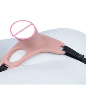 กรงครอบอวัยวะเพศชายแบบ BDSM ของ ANOSX พร้อมดิลโดแบบกลวง สายรัดอวัยวะเพศชาย ปลอกอวัยวะเพศชายสำหรับสาวประเภทสอง อุปกรณ์เสริมอวัยวะเพศชายแบบสวมใส่ได้ ของเล่นเซ็กซี่สำหรับการพันธนาการ - Product Image 2
