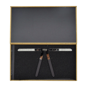 Règle à sourcils en métal en forme de T, kit de gabarits de symétrie pour microblading et maquillage permanent, usage professionnel en studio PMU - Product Image 5
