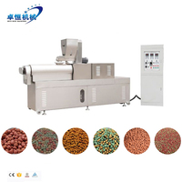 Moulin flottant en acier inoxydable pour l'alimentation des poissons machine d'extrudeuse de granulés machine d'extrudeuse d'aliments flottants pour animaux de compagnie