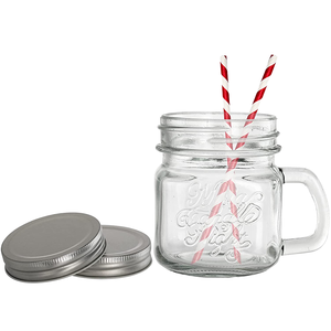 Bán Buôn 450Ml Thủy Tinh Trong Suốt Cup Cho Đồ Uống Tự Làm Ống Hút Thủy Tinh Xử Lý Kín Mũ-<span class=keywords><strong>Mason</strong></span> Lọ Cho Sữa Trà Nhà Bếp Stotage - Product Image 6