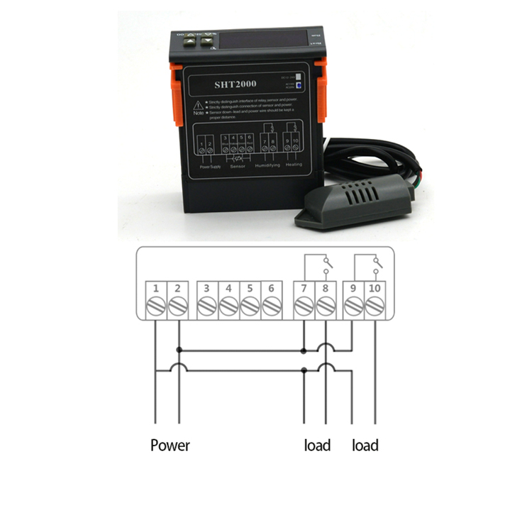 SHT2000 temperature and humidity controller sht2000 AC110-220V DC12V DC24V