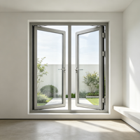 Ventana Abatible de Triple Cristal con Gas Argón, Clasificada para Climas Fríos, Ideal para Hogares Nórdicos en Canadá
