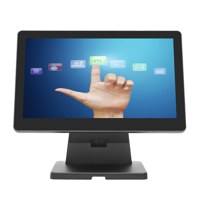 15.6" New Supermarket Retail POS System Touch Screen Monitor with USB & Serial Interface 10 Points Touch 3-Year Warranty