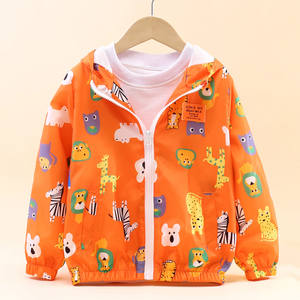 Nouvelle arrivée, manteau à imprimé animal pour garçons en bas âge, veste légère à capuche pour enfants, vêtements d'extérieur décontractés pour bébés, printemps, 3-9 ans - Product Image 4