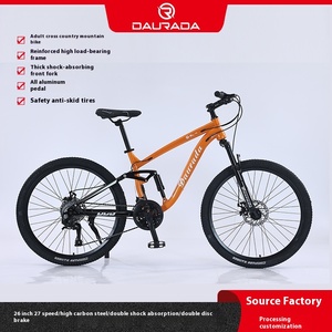 Alta calidad 26 pulgadas 27 velocidades <span class=keywords><strong>MTB</strong></span> SUSPENSIÓN COMPLETA adulto todoterreno bicicleta de montaña Doble amortiguador bicicletas - Product Image 2