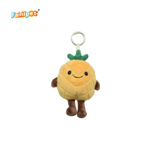 ファミペットメーカー カスタム 新しい可愛いソフトプラッシュフルーツデザインバッグチャームプラッシュキーホルダーおもちゃ - Product Image 3