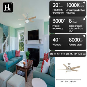 Ventilador de Techo Moderno y Silencioso con Motor de CC de Cobre Puro de 52 Pulgadas, Altavoz Bluetooth, Control Remoto y Luz - Product Image 5