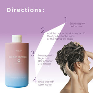 POLAN professionnel sans ammoniaque 500ml violet verrouillage-couleur <span class=keywords><strong>cheveux</strong></span> shampooing <span class=keywords><strong>anti</strong></span>-jaune pas de couleur rouge - Product Image 6