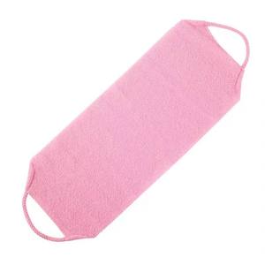 Cinturón de Baño Tejido Rosa, Exfoliante para la Espalda, Correa Elástica para Jalar hacia Atrás, Toallita Hipoalergénica Ecológica para Ducha - Product Image 1