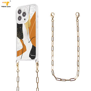 Cadena de Teléfono de Metal de Lujo, Estilo Moderno, Accesorio Cruzado de Tamaño Personalizado con Diseño de Cristal, Estilo Lindo y Molde Privado - Product Image 4