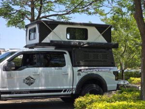 Tenda da Tetto Espandibile Leggera in Alluminio Stile Moderno per Camper, 2 Posti, per Cassone del Pickup, Fuoristrada, Caravan 4x4 - Product Image 2