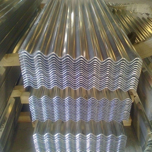 Prefab Houses Galvanized Corrugated Metal Steel Roofing Sheet with 22-32 GI Sheet Prices Zinc <b>Roof</b> <b>Tiles</b> Wavy Metal Sheet - Product Image 5