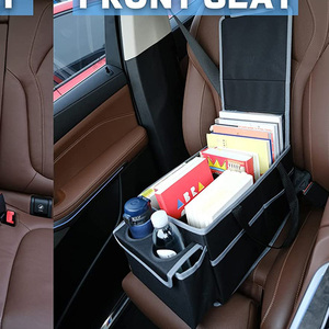 Car <strong>Accessories</strong> Collapsible Car Backseat Organizer With Handles &amp; Cup Holders - Product Image 4