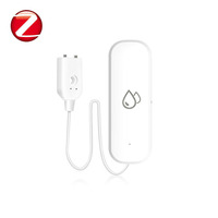 Détecteur de fuite d'eau intelligent Tuya 2,4 GHz fonctionnant sur batterie avec contrôle par application, compatible avec Smartlife