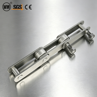 Chaîne de transmission en acier P101.6F64 antirouille pour l'industrie du palmier, avec conception robuste pour les stations de chargement FFB