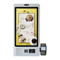 Menu touch screen autocontrollo ordina carte di credito totem ticket metro machines sistemi pos chiosco autoordinante