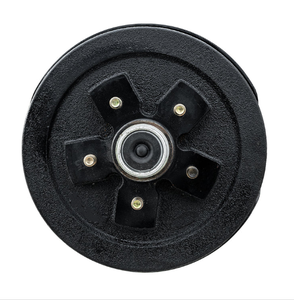 Essieu droit de <span class=keywords><strong>remorque</strong></span> de charge 1000KG avec frein électrique à tambour 5 boulons sur essieux de <span class=keywords><strong>remorque</strong></span> de moyeu de tambour de 4.5 "avec frein électrique <span class=keywords><strong>pour</strong></span> <span class=keywords><strong>remorque</strong></span> - Product Image 5