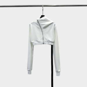 <span class=keywords><strong>Cardigan</strong></span> con <span class=keywords><strong>cerniera</strong></span> in stile dark da donna; Cappello da strega con ampia cappucciera; Giacca casual corta e slim-fit con cappuccio. - Product Image 3