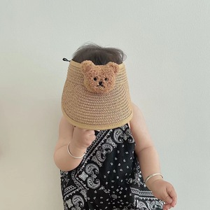 Super carino estivo protezione solare cappello da orso <span class=keywords><strong>per</strong></span> <span class=keywords><strong>bambini</strong></span> nuovo parasole neonato pieghevole <span class=keywords><strong>per</strong></span> viaggi e attività all'aperto - Product Image 2