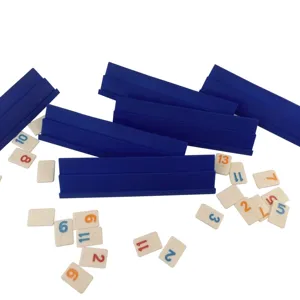 Fabbrica di vendita calda a buon mercato digitale Domino di plastica ramino gioco da tavolo