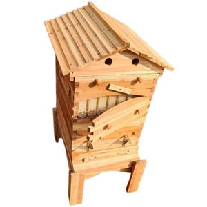 Nouvelle ruche à abeilles automatique en bois portable avec un design compact pour une apiculture durable et la collecte du miel - Product Image 3