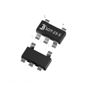 Componente de chips electrónicos de gestión de energía (PMIC) SC 74A, SOT 753 LDI812C-3.3SFA en stock - Product Image 1