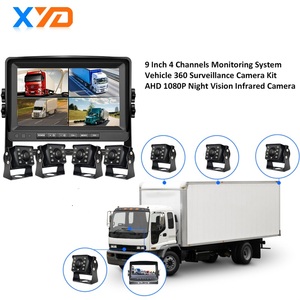 XYD Factory Sales Kit de moniteur DVR Quad Split 9 pouces avec 4 caméras AHD Système de recul pour voitures, camions et <span class=keywords><strong>bus</strong></span> - Product Image 2
