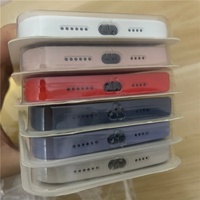 Coque de téléphone en silicone d'origine pour Apple Iphone 17 16 15 14 13 Pro Max Mini 7 8 6s Plus X Xs Max 5 Coque antichoc avec emballage