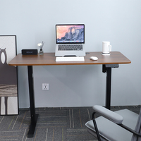 Bureau électrique réglable en hauteur 2SR2B Nate, table de bureau à moteur unique pour position assise-debout