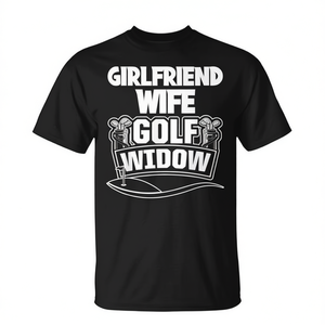 Camiseta Golf Widow para mujeres golfistas, regalo divertido con diseño de palos de golf - Product Image 2