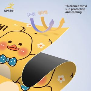 Paraguas Infantil Semiautomático de 6 Varillas con Diseño de Dibujos Animados para Estudiantes de Primaria y Niños de Jardín de Infancia, con Esquinas Redondeadas para Mayor Seguridad - Product Image 3