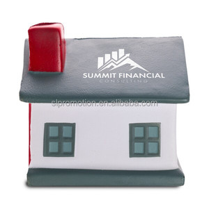 Pelota Antiestrés Personalizada de Espuma PU con Forma de Casa, Color Personalizado, Impresión Serigráfica, Juguete Antiestrés para Inmobiliarias - Product Image 4