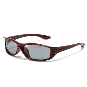 Custom Logo 2026 Retro Men Women Rivets Cat Eye Sun Glasses UV400 Y2k <b>Small</b> <b>Frame</b> <b>Sunglasses</b> - Product Image 1